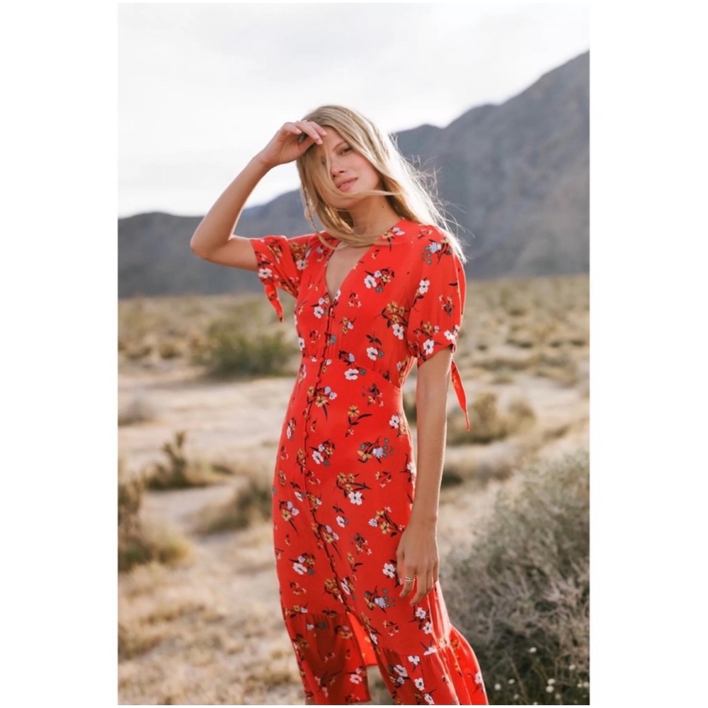 Anthropologie Eudora Midi Dress